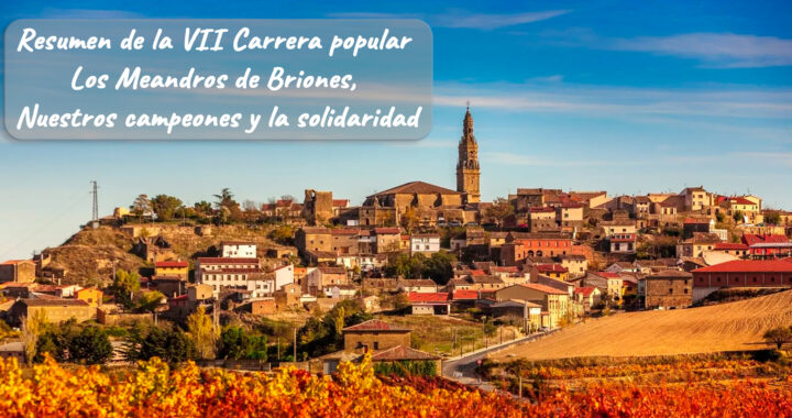 Carrera popular los meandros de briones